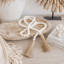 Wooden Bead & Jute Garland