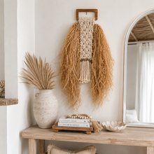Makai Macrame and Raffia Wall Hanging