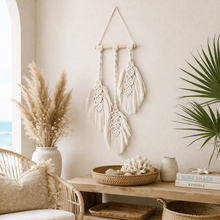 Isla Feather Macrame Wall Hanging