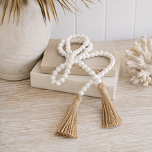 Wooden Bead & Jute Garland