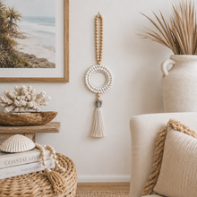 Liana Shell Halo White Wall Tassel Hanging