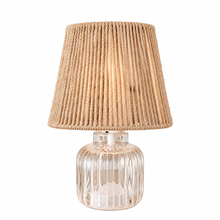 Salia Glass & Jute petite Lamp