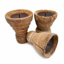 Rustic Vintage Candle Holders