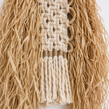 Makai Macrame and Raffia Wall Hanging