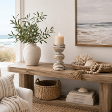 Nahla Distressed Rustic Candle Holder