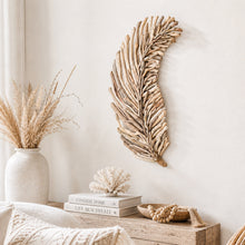 Dahlia Driftwood Wall Leaf