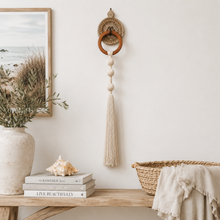 Evara Hoop and Cotton Wall Hanging Tassel