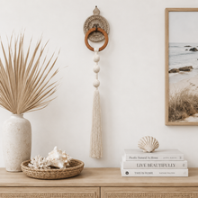 Evara Hoop and Cotton Wall Hanging Tassel