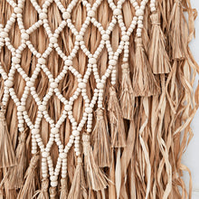 Ryleigh Raffia & Beaded Wall Hanging