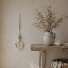 Zaya Shell & Macrame Leaf Tassel