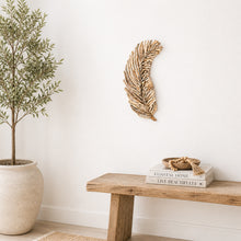 Dahlia Driftwood Wall Leaf