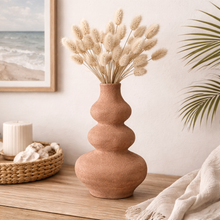 Mocha Clay Vase