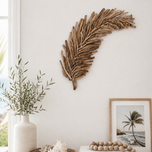 Dahlia Driftwood Wall Leaf