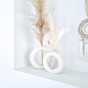 Donut Vase White - small