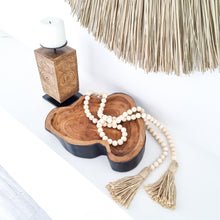 Wooden Bead & Jute Garland