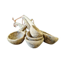 Vintage Indian wooden teak ladle spoons, Coastal Boho, bohemian, global home style decor