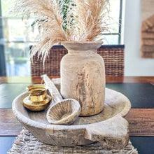 Vintage Indian wooden teak ladle spoons, Coastal Boho, bohemian, global home style decor